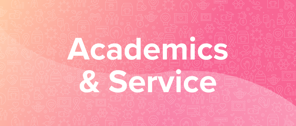 Academics & Service Header