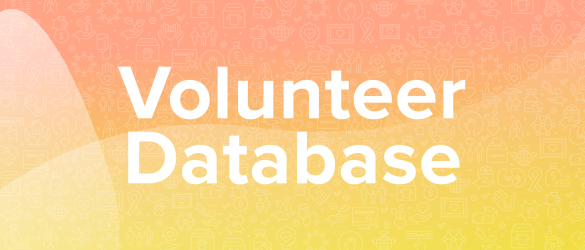 Volunteer Database Header