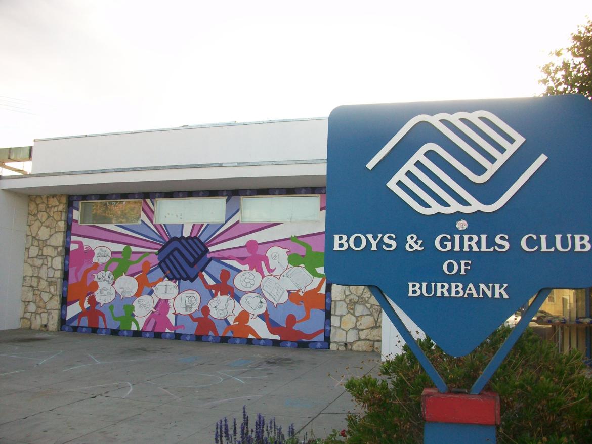 This is a photo of the Boys and Girls Club building in Burbank, CA.