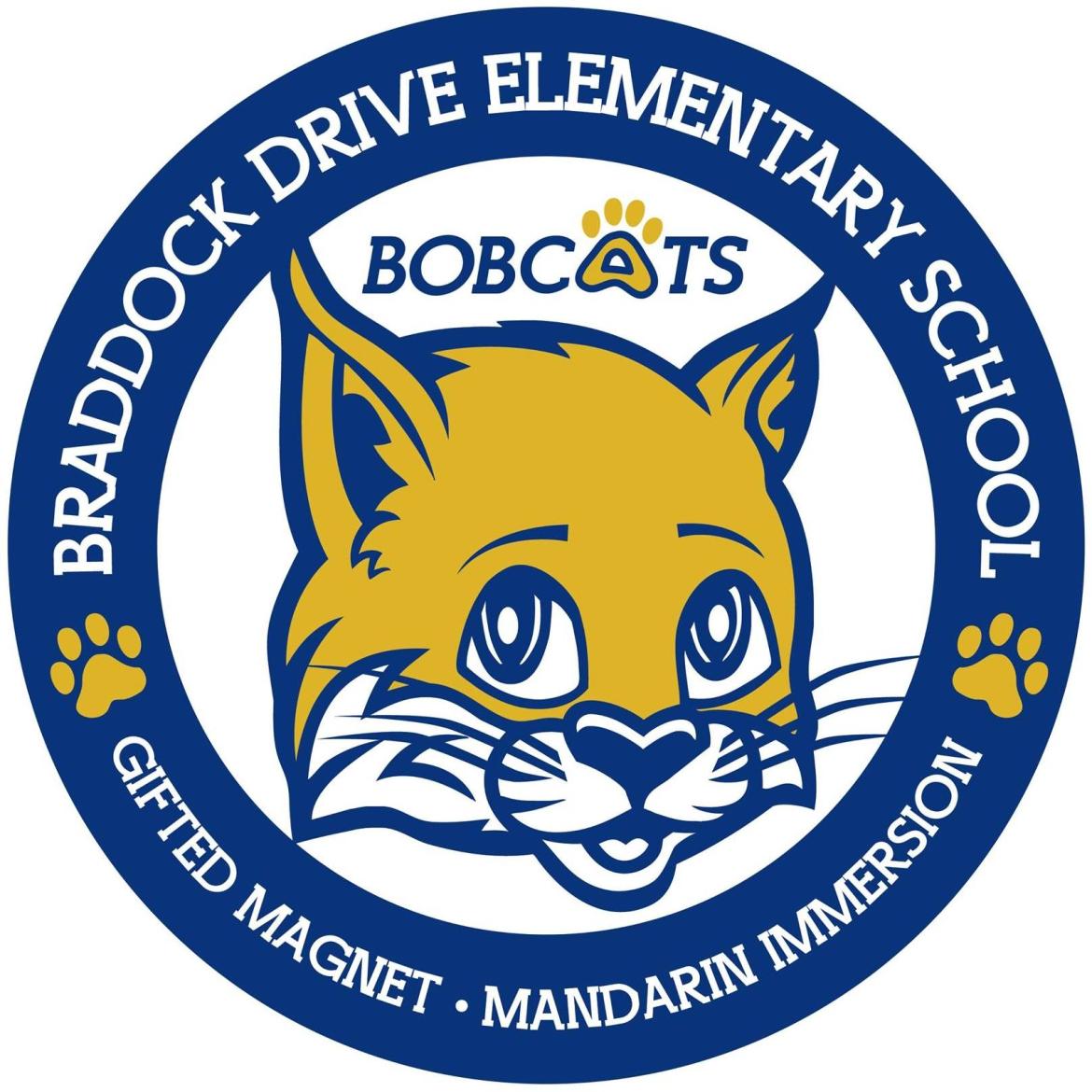 This is a logo of Braddock Elementary School.