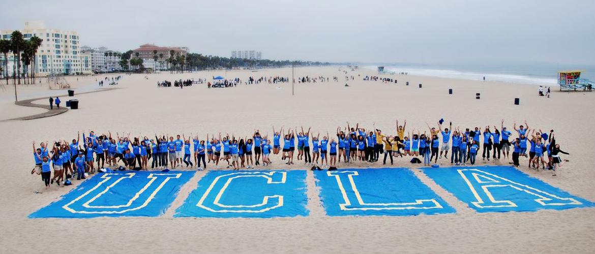 UCLA Volunteers on the Beach