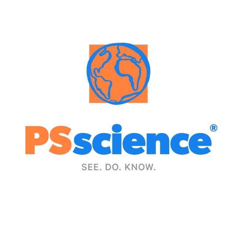 This is a logo for the non-profit organization, PS Science.
