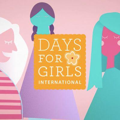 This is a logo for the non-profit organization, Day For Girls.