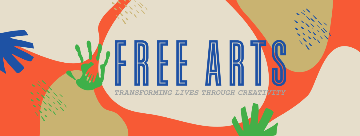 This is a logo for the non-profit organization, Free Arts.