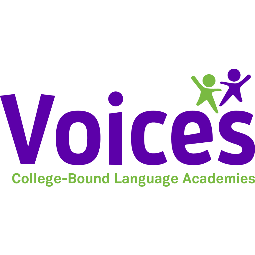 This is a logo of Voices College Bound.