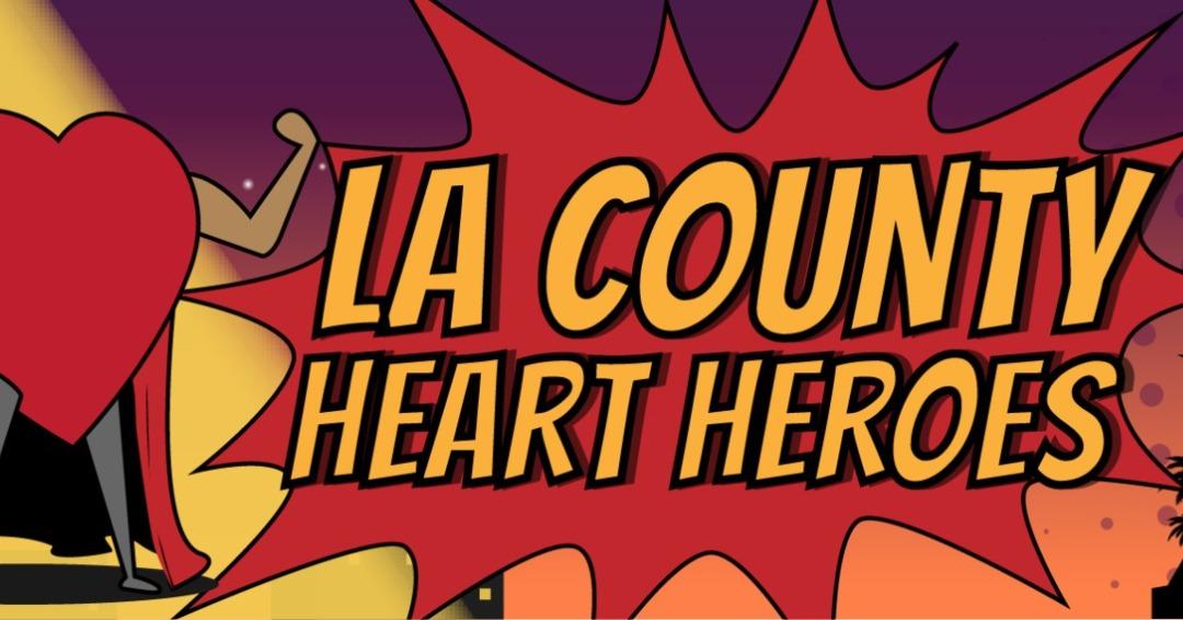 image of the LA County Heart Heroes Logo
