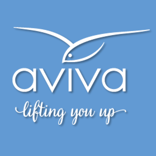 This is a logo for Aviva Family and Children's Services.