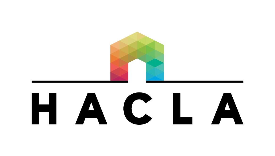 This is a logo for HACLA.