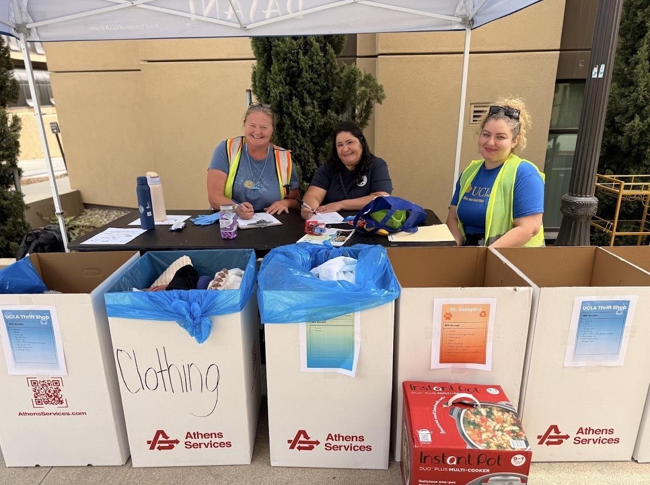 This is a photo of volunteers.