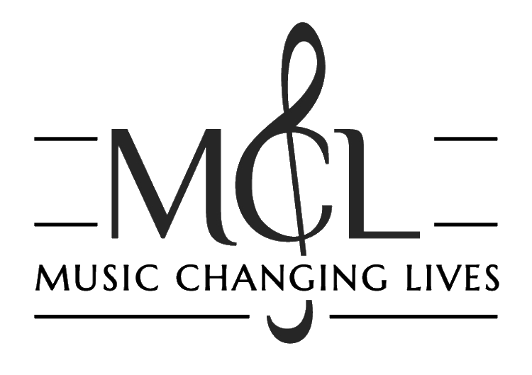 This is a logo for Music Changing Lives.