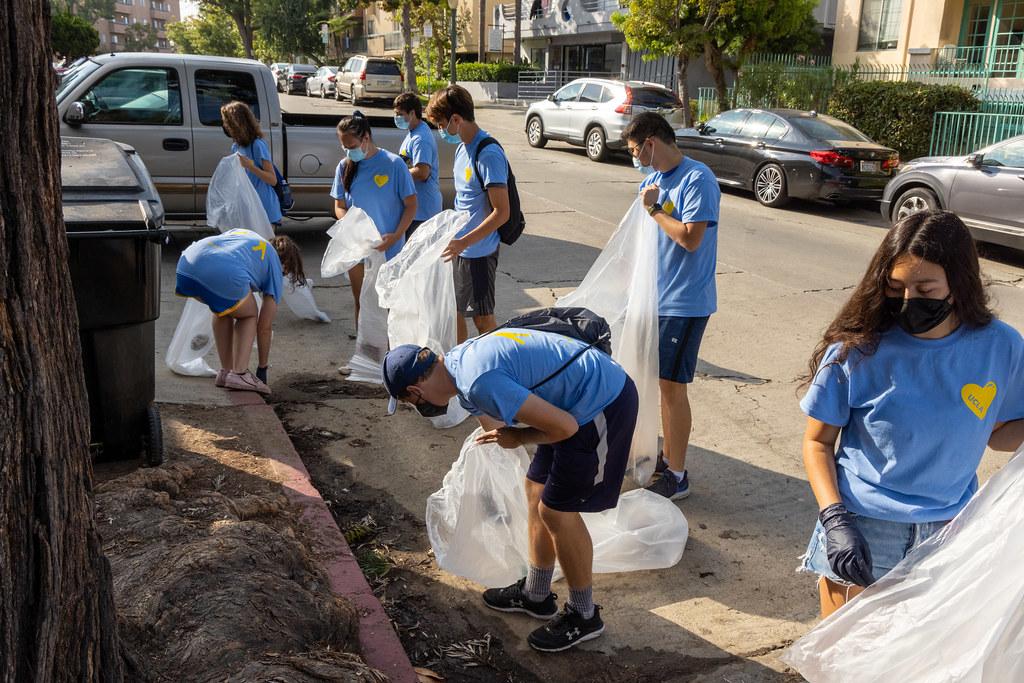 This is a photo of volunteers.