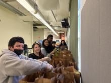 A picture of volunteers assisting during one of their events