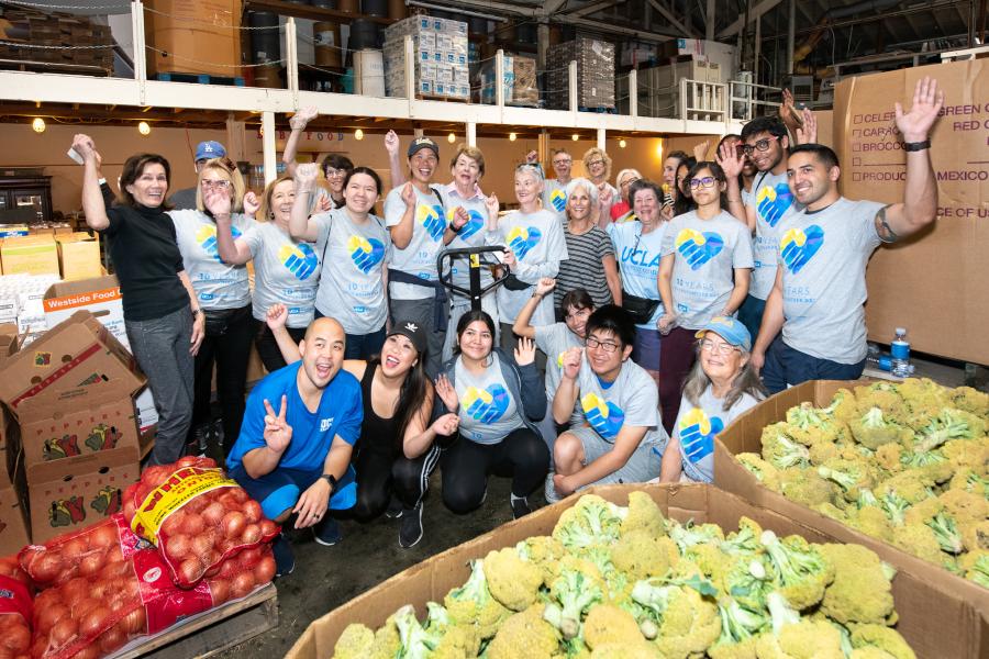 Volunteer Group at LA Foodbank