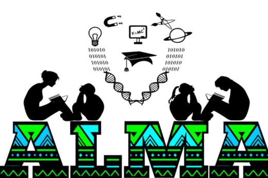 Aspire, Learn, Mentor, Achieve (ALMA) Science Academy de UCLA Logo
