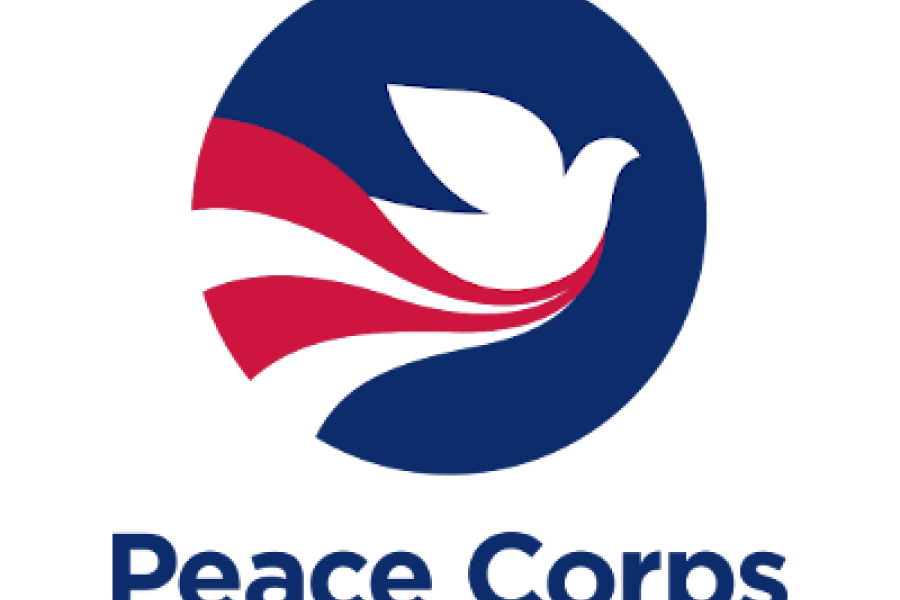 This is a logo for the Peace Corps.