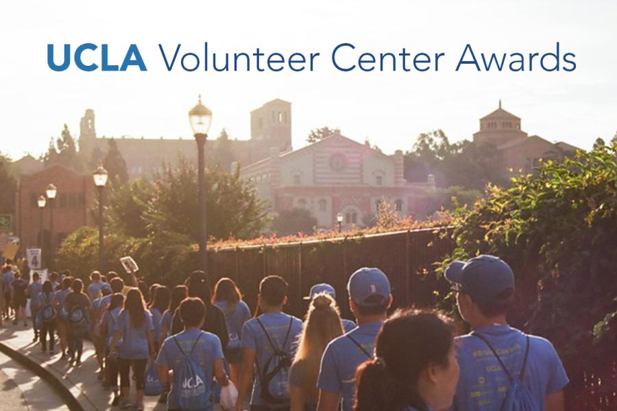 This is a photo of UCLA volunteers.